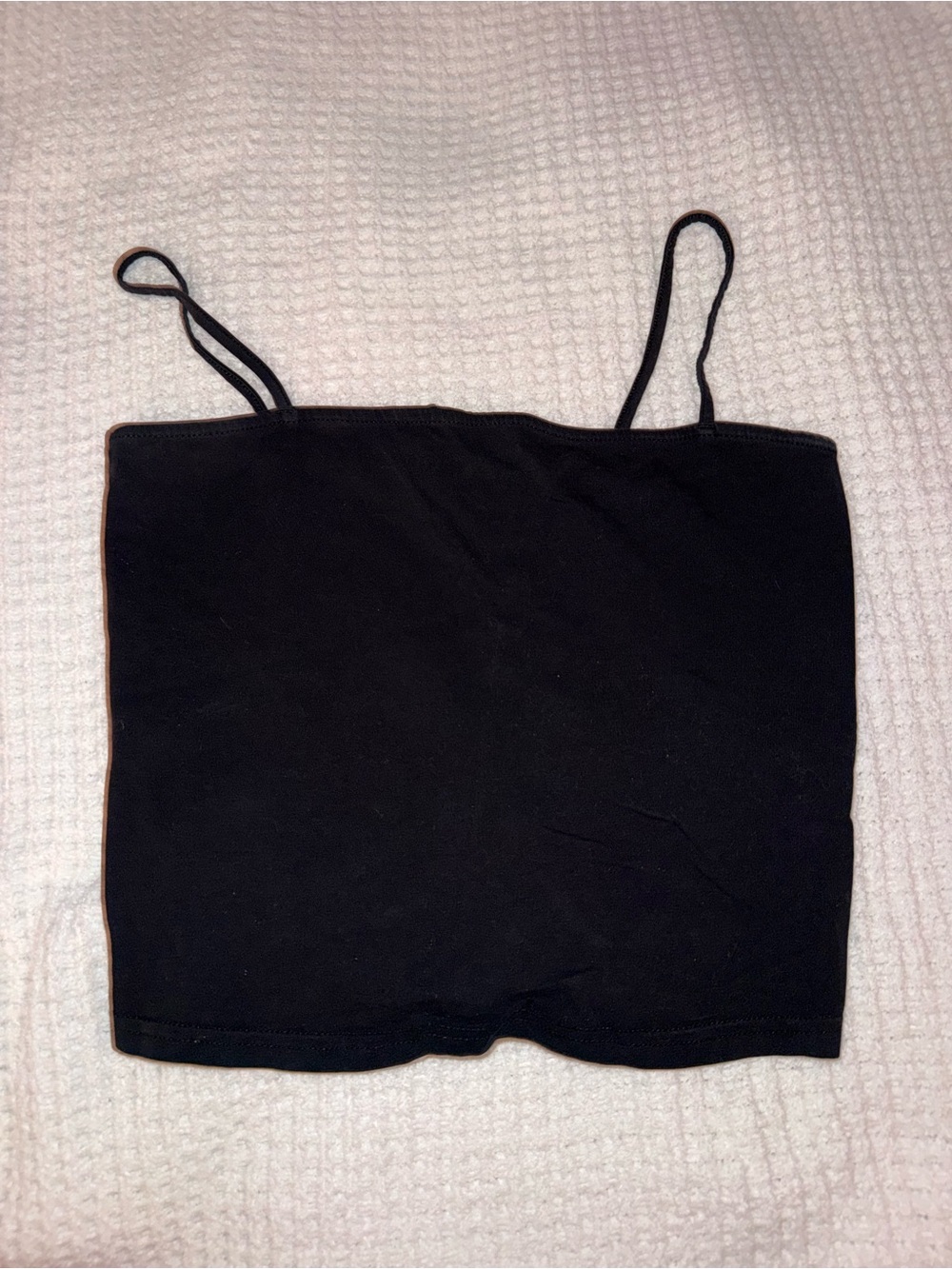H&M Black Spaghetti Strap Bandeau Tank